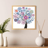 Crystal Rhinestone Diamond Painting Kit -Season Tree - Hibah-Diamond painting art studio