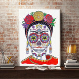 Crystal Rhinestone Diamond Painting Kit | Skeleton girl - Hibah-Diamond?painting art studio