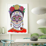 Crystal Rhinestone Diamond Painting Kit | Skeleton girl - Hibah-Diamond?painting art studio