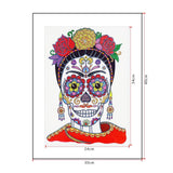 Crystal Rhinestone Diamond Painting Kit | Skeleton girl - Hibah-Diamond?painting art studio