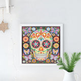 Crystal Rhinestone Diamond Painting Kit | Skull - Hibah-Diamond?painting art studio