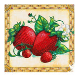 Crystal Rhinestone Diamond Painting Kit | Strawberry - Hibah-Diamond?painting art studio