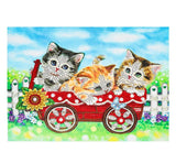 Crystal Rhinestone Diamond Painting Kit - Three kittens