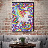 Crystal Rhinestone Diamond Painting Kit | Unicorn - Hibah-Diamond?painting art studio