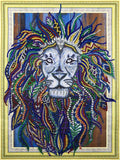 Crystal Rhinestone Diamond Painting Kit - Watercolor lion