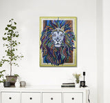 Crystal Rhinestone Diamond Painting Kit | Watercolor lion - Hibah-Diamond?painting art studio