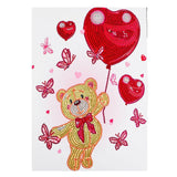 Crystal Rhinestone Diamond Painting Kit - Winnie the Pooh holding a balloon