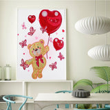 Crystal Rhinestone Diamond Painting Kit | Winnie the Pooh holding a balloon - Hibah-Diamond?painting art studio