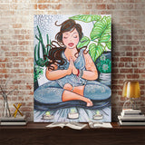 Crystal Rhinestone Diamond Painting Kit - Yoga Woman