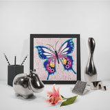 Crystal Rhinestone Full Diamond Painting-Butterfly - Hibah-Diamond?painting art studio