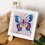 Crystal Rhinestone Full Diamond Painting-Butterfly - Hibah-Diamond?painting art studio