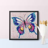 Crystal Rhinestone Full Diamond Painting-Butterfly - Hibah-Diamond?painting art studio