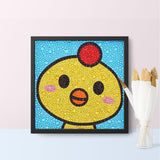 Crystal Rhinestone Full Diamond Painting - Cartoon chicken - Hibah-Diamond?painting art studio