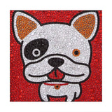 Crystal Rhinestone Full Diamond Painting - Cartoon dog