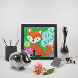 Crystal Rhinestone Full Diamond Painting - Cartoon fox - Hibah-Diamond?painting art studio