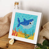 Crystal Rhinestone Full Diamond Painting-Cartoon little shark - Hibah-Diamond?painting art studio