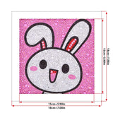 Crystal Rhinestone Full Diamond Painting - Cartoon rabbit - Hibah-Diamond?painting art studio