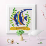 Crystal Rhinestone Full Diamond Painting-Clownfish - Hibah-Diamond?painting art studio