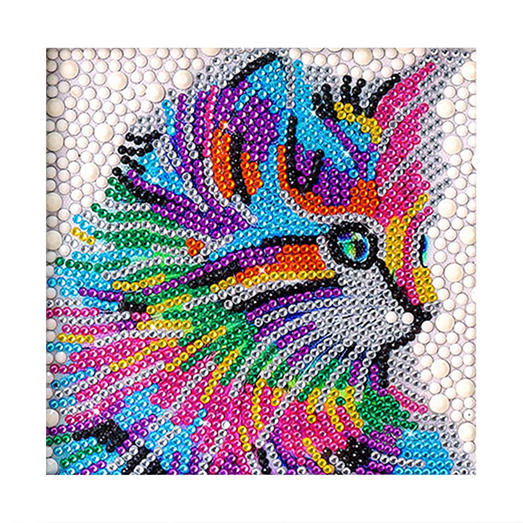 Crystal Rhinestone Full Diamond Painting - Cute cat – Hibah