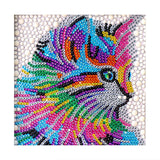 Crystal Rhinestone Full Diamond Painting - Cute cat - Hibah-Diamond?painting art studio