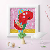 Crystal Rhinestone Full Diamond Painting - Cute dinosaur - Hibah-Diamond?painting art studio