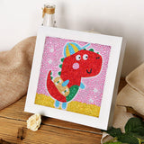 Crystal Rhinestone Full Diamond Painting - Cute dinosaur - Hibah-Diamond?painting art studio