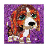 Crystal Rhinestone Full Diamond Painting - Cute dog - Hibah-Diamond?painting art studio