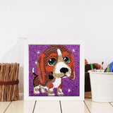 Crystal Rhinestone Full Diamond Painting - Cute dog - Hibah-Diamond?painting art studio