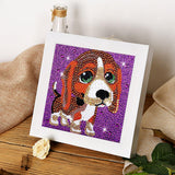 Crystal Rhinestone Full Diamond Painting - Cute dog - Hibah-Diamond?painting art studio