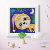 Crystal Rhinestone Full Diamond Painting- Cute monkey - Hibah-Diamond?painting art studio