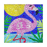 Crystal Rhinestone Full Diamond Painting - Flamingo
