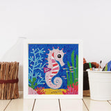 Crystal Rhinestone Full Diamond Painting-Hippocampus - Hibah-Diamond?painting art studio