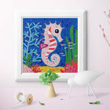 Crystal Rhinestone Full Diamond Painting-Hippocampus - Hibah-Diamond?painting art studio