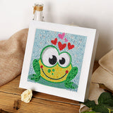 Crystal Rhinestone Full Diamond Painting-Little frog - Hibah-Diamond?painting art studio