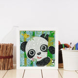 Crystal Rhinestone Full Diamond Painting - Panda - Hibah-Diamond?painting art studio