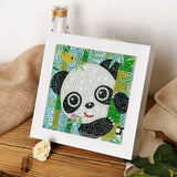 Crystal Rhinestone Full Diamond Painting - Panda - Hibah-Diamond?painting art studio