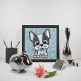 Crystal Rhinestone Full Diamond Painting-puppy - Hibah-Diamond?painting art studio
