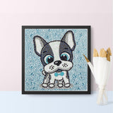 Crystal Rhinestone Full Diamond Painting-puppy - Hibah-Diamond?painting art studio