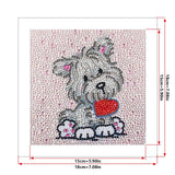 Crystal Rhinestone Full Diamond Painting-puppy - Hibah-Diamond?painting art studio