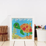 Crystal Rhinestone Full Diamond Painting - Turtle - Hibah-Diamond?painting art studio