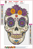 Full Diamond Painting kit - Skull