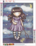 Full Diamond Painting kit - Gorjuss girl