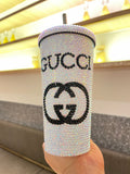 DIY Large capacity straw cup  (with glue tools)- GUCCI