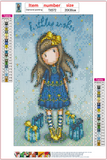 Full Diamond Painting kit - Gorjuss girl - Birthday Wishes