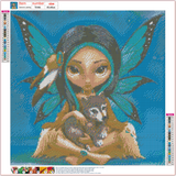 Full Diamond Painting kit - Butterfly Elf