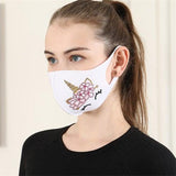 Diamond Painting Mask | Unicorn face - Hibah-Diamond painting art studio