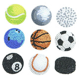 Diamond Painting Sticker Wall Sticker | balls (9 pcs) - Hibah-Diamond painting art studio