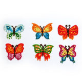 Diamond Painting Sticker Wall Sticker | butterfly (6pcs) - Hibah-Diamond painting art studio