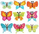 Diamond Painting Sticker Wall Sticker | Butterfly (9pcs) - Hibah-Diamond painting art studio