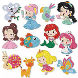 Diamond Painting Sticker Wall Sticker | Disney princesses and animals